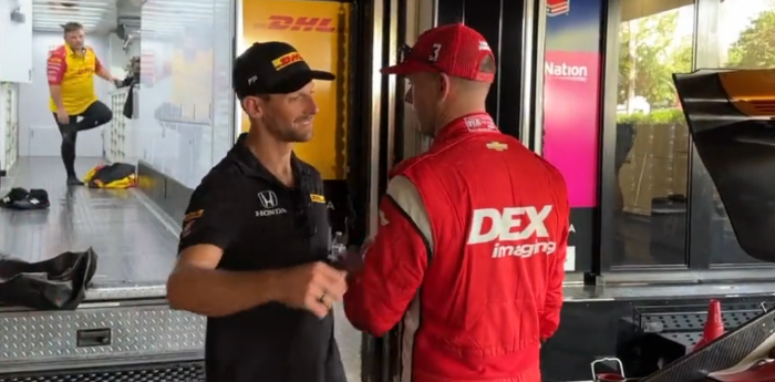 IndyCar: McLaughlin se disculpó con Grosjean