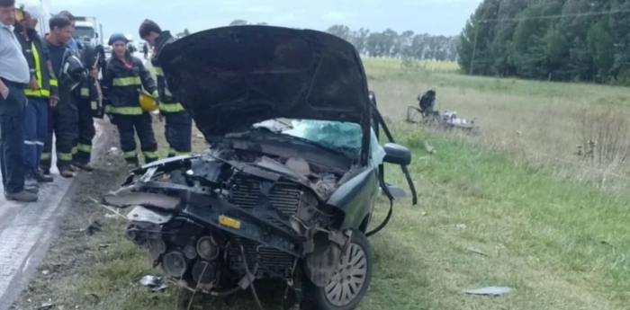 Accidente fatal en la ruta 3: una mujer murió tras chocar de frente contra un camión