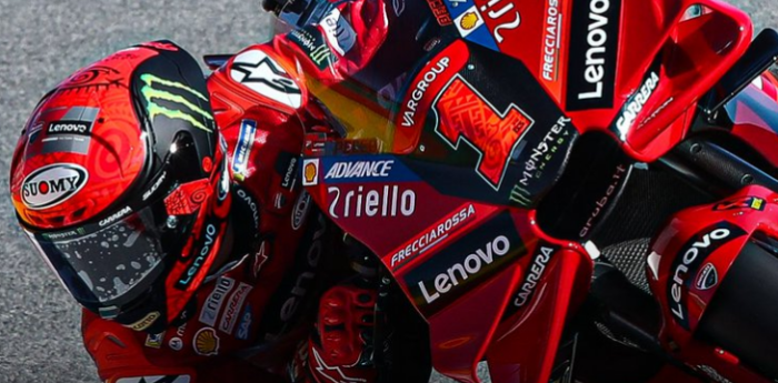 MotoGP: Pecco Bagnaia lideró el primer día de test de pretemporada en Portugal