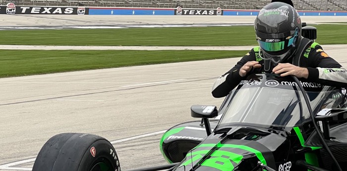 IndyCar: el rookie test de Canapino en Texas continuará el viernes