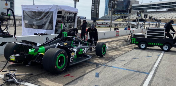 IndyCar: Agustín Canapino inició su segundo día de pruebas en Texas