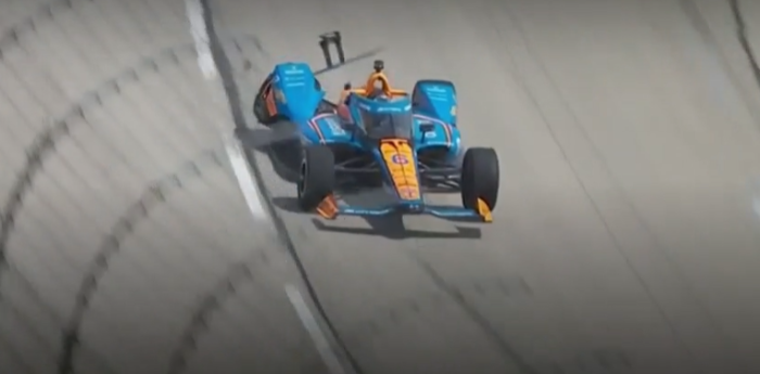 IndyCar: el accidente de Rosenqvist que le permitió avanzar a Canapino
