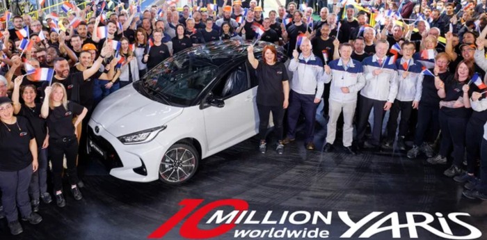 Toyota Yaris llegó 10 millones de unidades producidas en el mundo