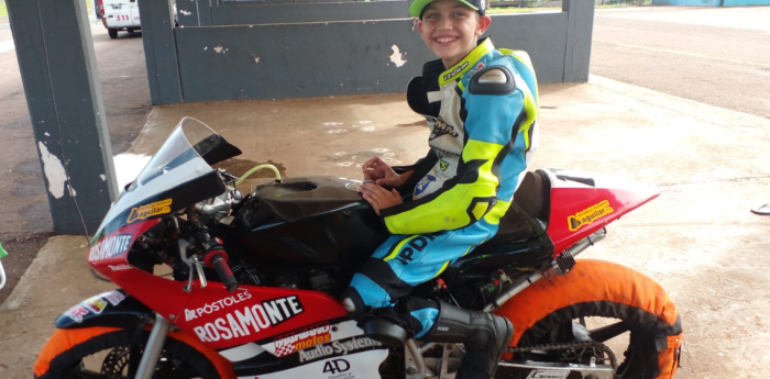 La historia de Santiago Vogel, que debuta con 11 años en el Superbike Argentino