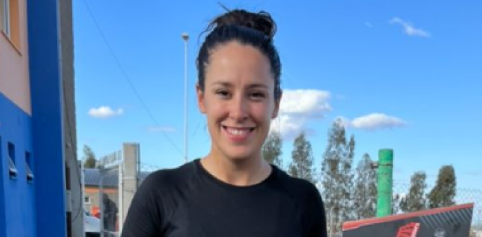 Ailén Anchordoqui, una nueva mujer que debutó en el Superbike Argentino