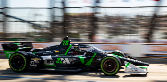 IndyCar: Agustín Canapino terminó 25to en Long Beach