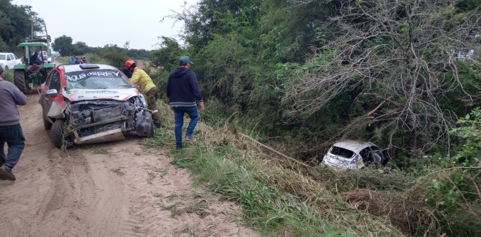 Tremendo accidente en el Rally Cordobés