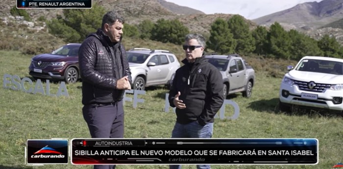 Pablo Sibilla y la nueva Pick Up de Renault: “Queremos que Santa Isabel sea un polo de utilitarios”