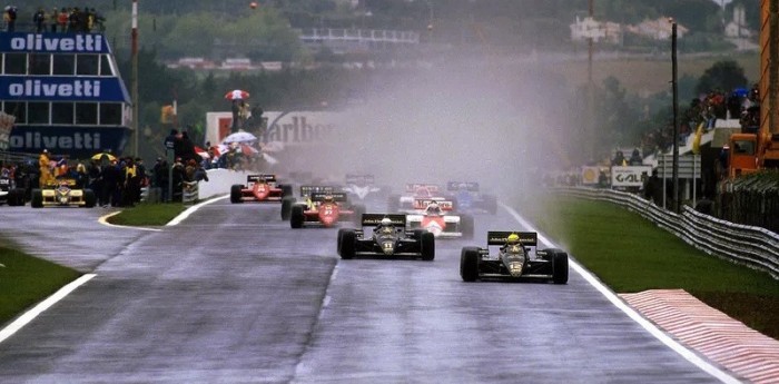 El día que Senna ganó por primera vez en F1 bajo la lluvia de Estoril
