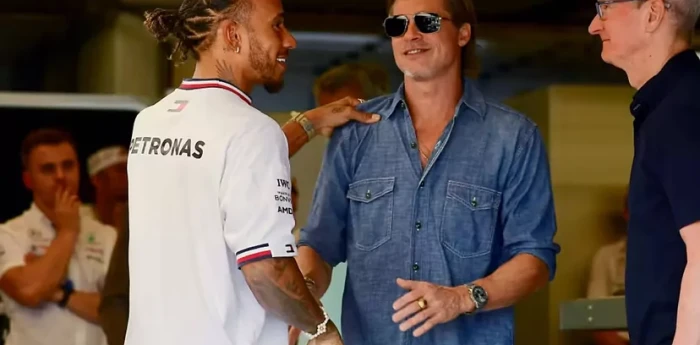 Brad Pitt correrá contra Lewis Hamilton