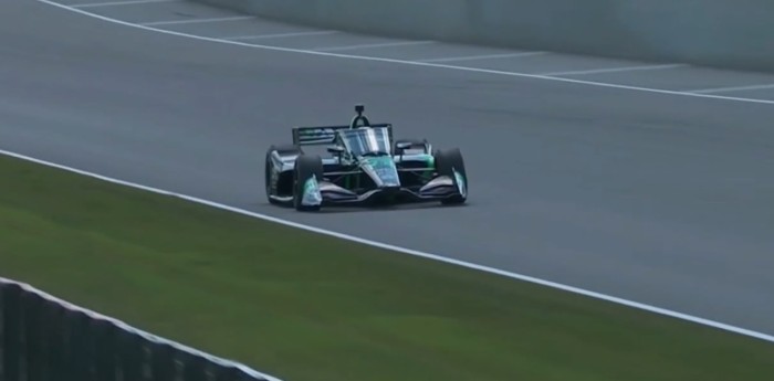 IndyCar: Canapino ya gira en Barber, mirá su primera vuelta a fondo