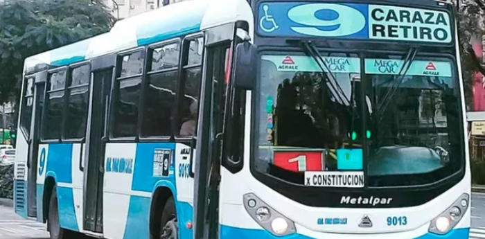 Paro de colectivos: la línea 9 no presta su servicio a causa de una agresión a un chofer