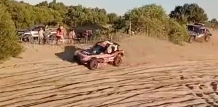 IMÁGENES SENSIBLES: un Jeep se despistó en el Safari Arena y mató a una persona