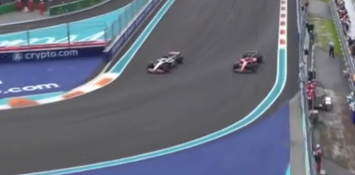 F1: así fue el cerrado duelo entre  Leclerc y Magnussen en Miami