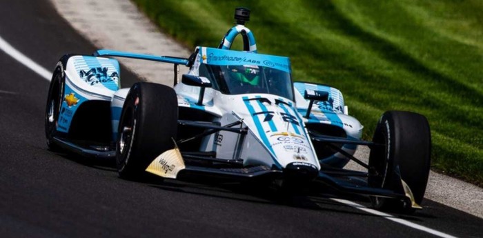 IndyCar: Canapino hizo un emotivo posteo durante una pausa en Indianápolis