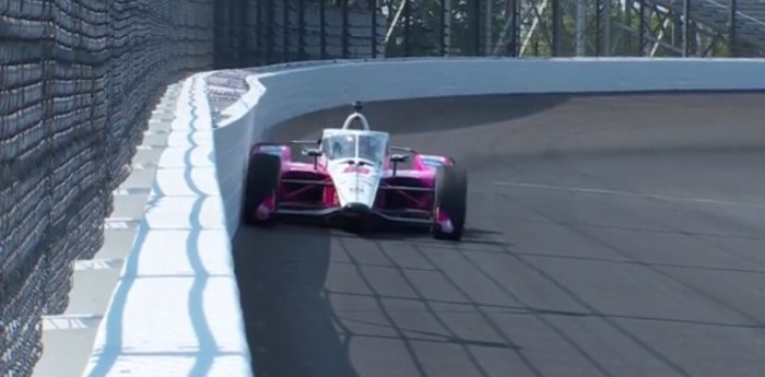 IndyCar: Castroneves rozó el muro en la clasificación para las 500 Millas