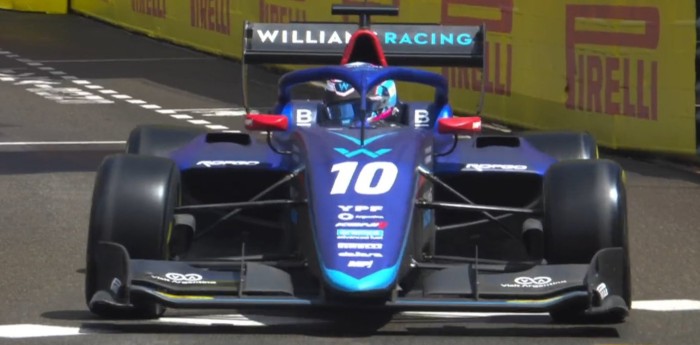 Franco Colapinto cerró el fin de semana de la FIA Fórmula 3 en Mónaco