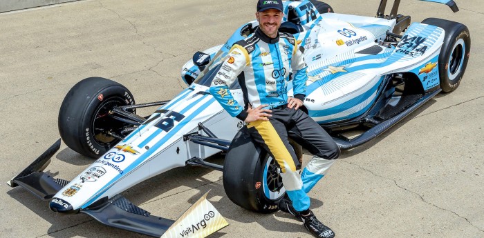 El agradecimiento de Canapino a la AFA tras correr en la Indy 500