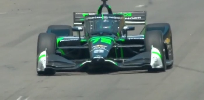 IndyCar: Canapino le hace frente a las ondulaciones del circuito en Detroit