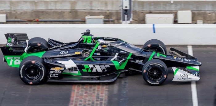 IndyCar: Canapino completó el primer entrenamiento en Detroit