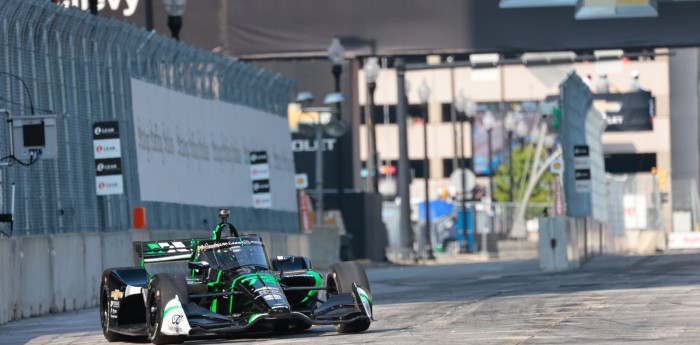 IndyCar: tremenda carrera de Agustín Canapino, llegó 14to en Detroit