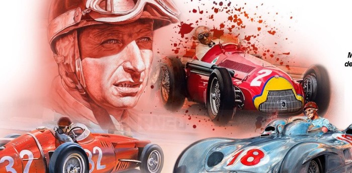 Muestra homenaje a Juan Manuel Fangio