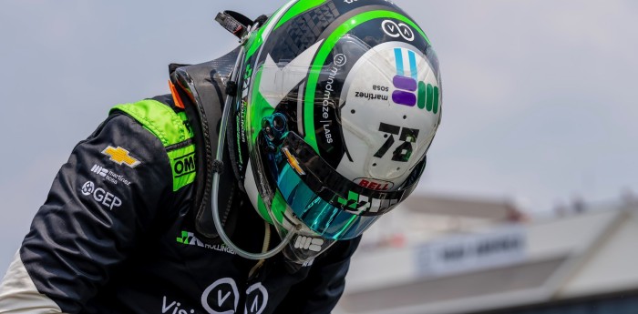 IndyCar: Agustín Canapino cerró un positivo test en Iowa