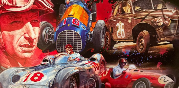 Lo mejor de la exposición artística en homenaje a Fangio