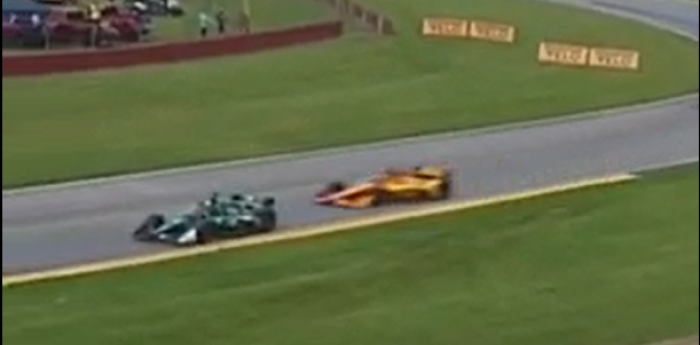 IndyCar: la peligrosa maniobra de Grosjean contra Canapino en Mid-Ohio