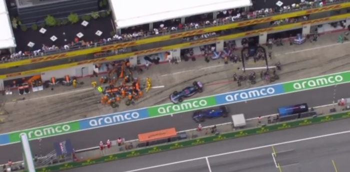 F1: la riesgosa maniobra entre Ocon y Sargeant en el GP de Austria