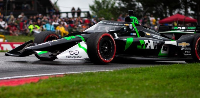 IndyCar: Canapino vio la bandera a cuadros en el duro circuito de Mid-Ohio