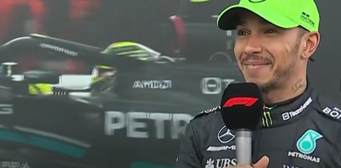 F1: Hamilton: "Largar séptimo y terminar tercero, es un resultado increíble"