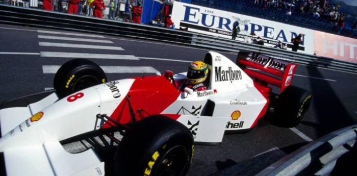 F1: ¡Un Lujo! Vettel aceleró un McLaren de Senna en Silverstone