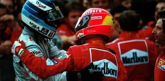 F1: el emocionante recuerdo de la rivalidad entre Michael Schumacher y Mikka Häkkinen