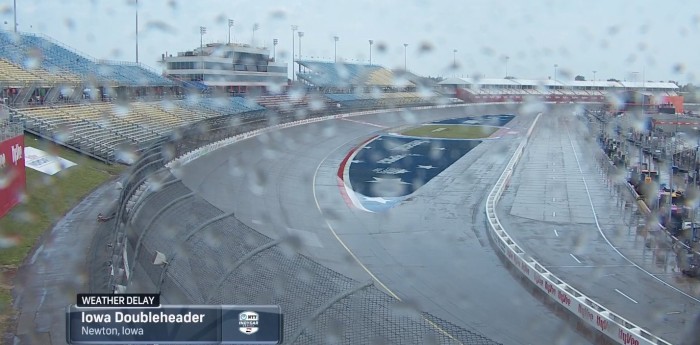 IndyCar: la clasificación en Iowa fue demorada por la lluvia