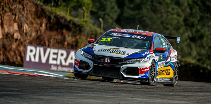 TCR South America: Montenegro voló y se quedó con la pole en Rivera