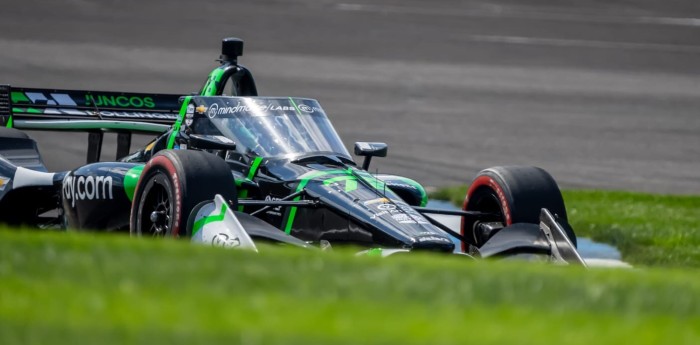 IndyCar: Agustín Canapino vio la bandera a cuadros en el Indy GP