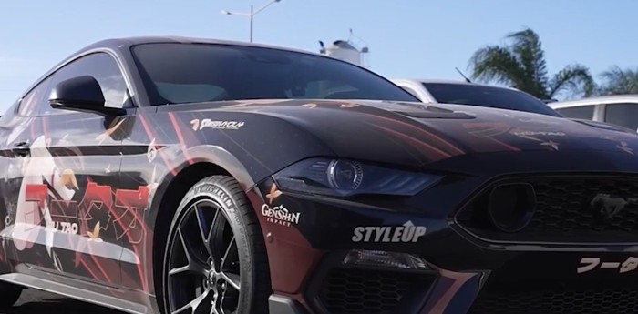 ¡Una locura! El Mustang que se personalizó Manu Sapag