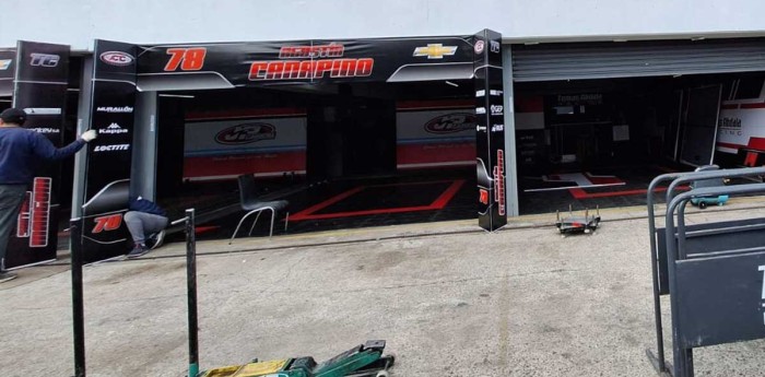 TC en Buenos Aires: el JP Carrera ultima los detalles en el box para Agustín Canapino