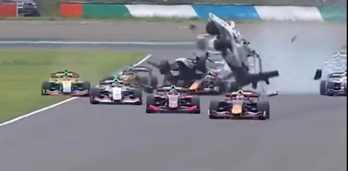Brutal accidente en la Super Fórmula de Japón