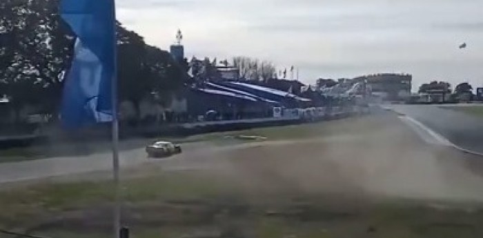 TC en Buenos Aires: un neumático salió disparado a una tribuna