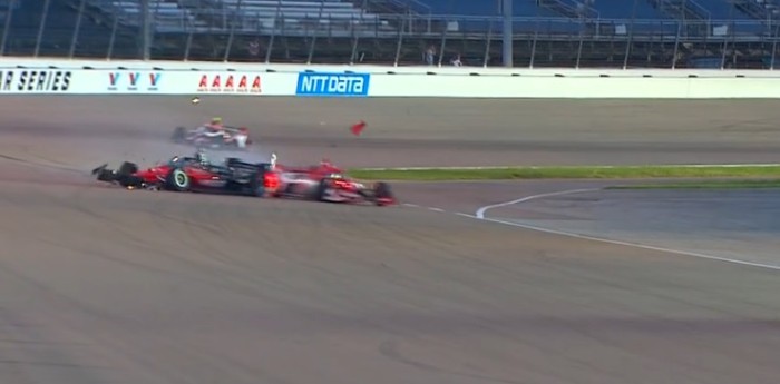 IndyCar: Will Power y Marcus Ericsson protagonizaron un duro golpe en St. Louis