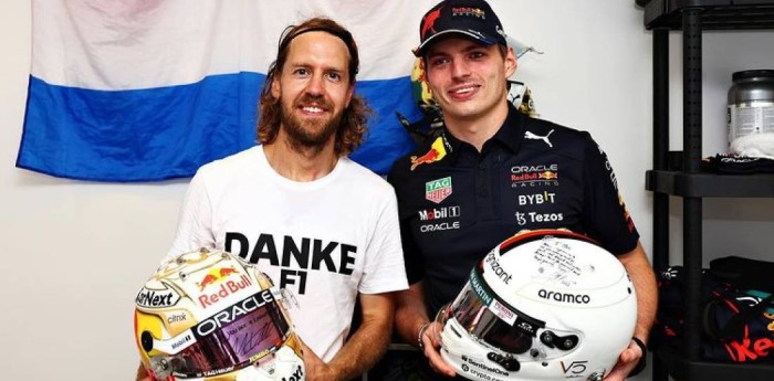 F1: Max Verstappen igualó un récord histórico de Sebastian Vettel en Red Bull
