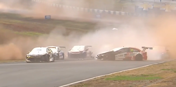 Stock Car: el fortísimo accidente de Rossi que ocasionó su abandono en Goiania