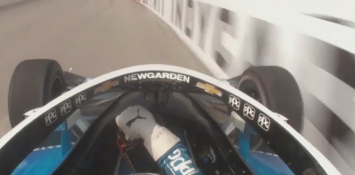 IndyCar: ¡Increíble! Newgarden se pegó contra el muro y perdió más que una carrera