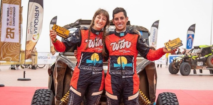 Nico Cavigliasso y Valen Pertegarini; la pareja que afrontará el Desafío Ruta 40