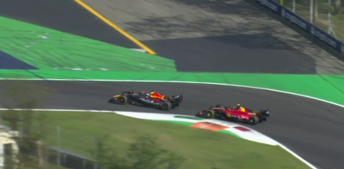 F1: el gran sobrepaso de Verstappen contra Sainz en el GP de Italia