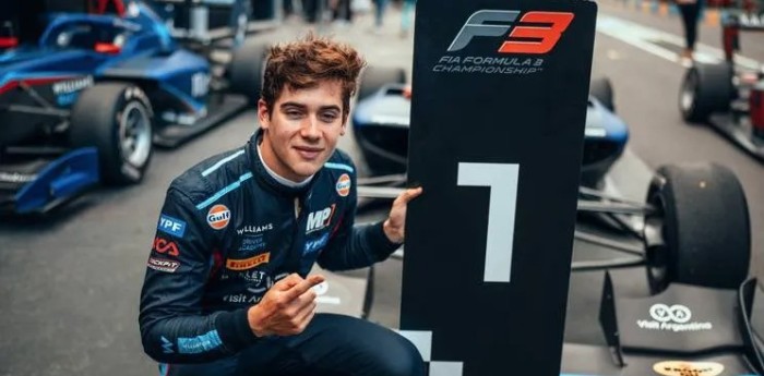 Los números de Colapinto en la temporada 2023 de Fórmula 3
