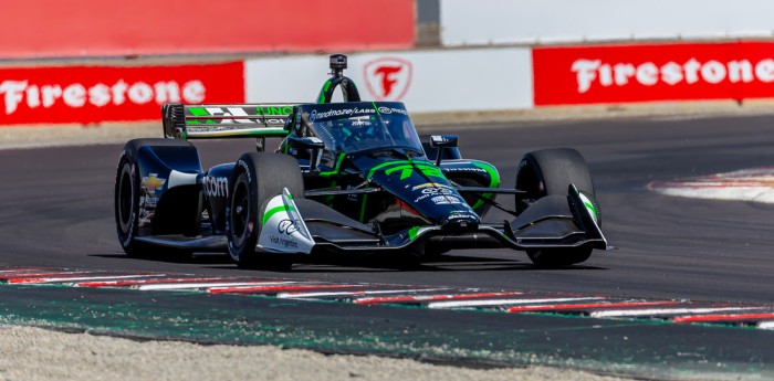 IndyCar: Canapino finalizó en la tercera posición en la última práctica en Laguna Seca