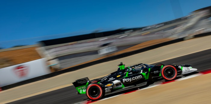 IndyCar: Canapino explicó paso a paso su carrera en Laguna Seca